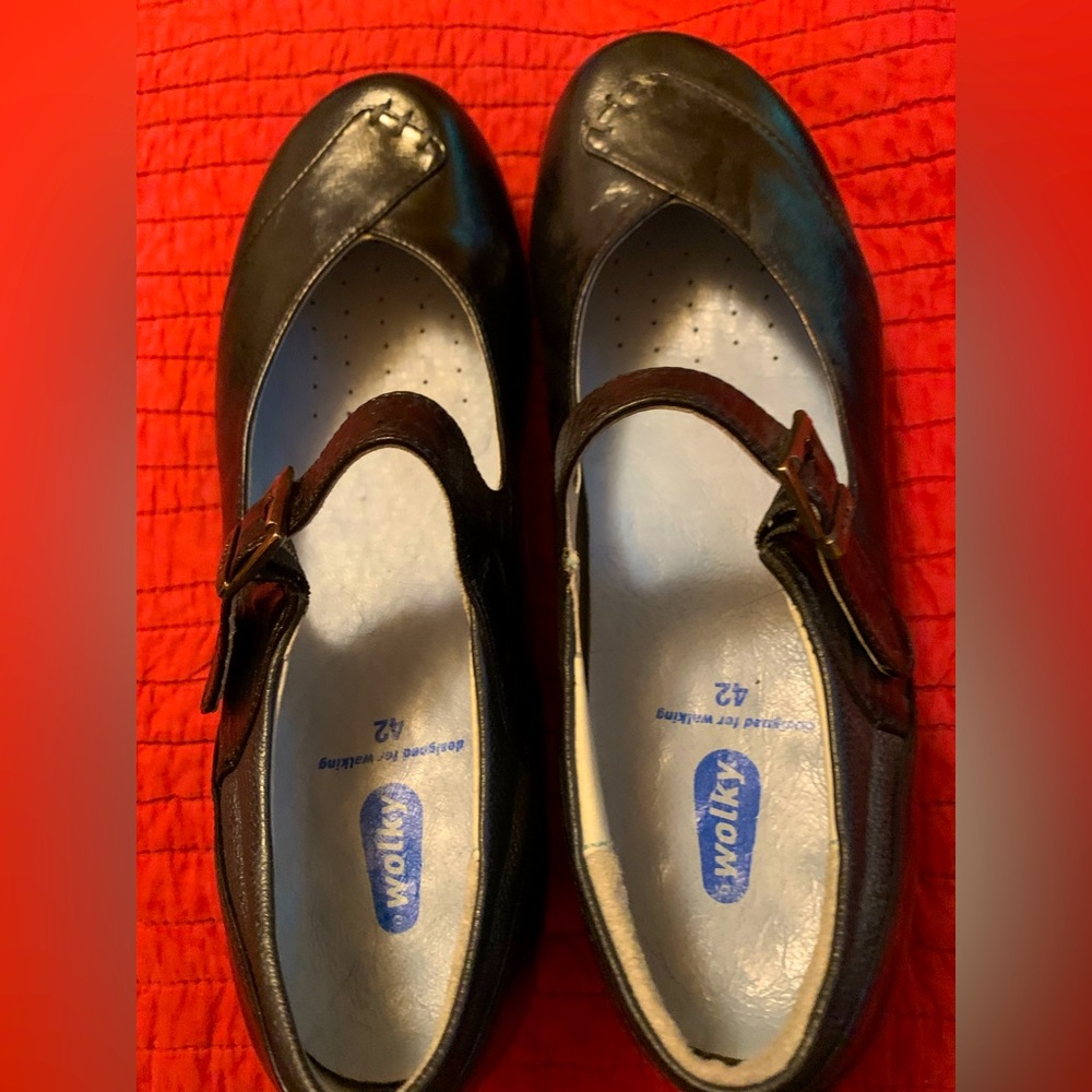 Pair of Wolky Mary Janes. Barely used, size 42.